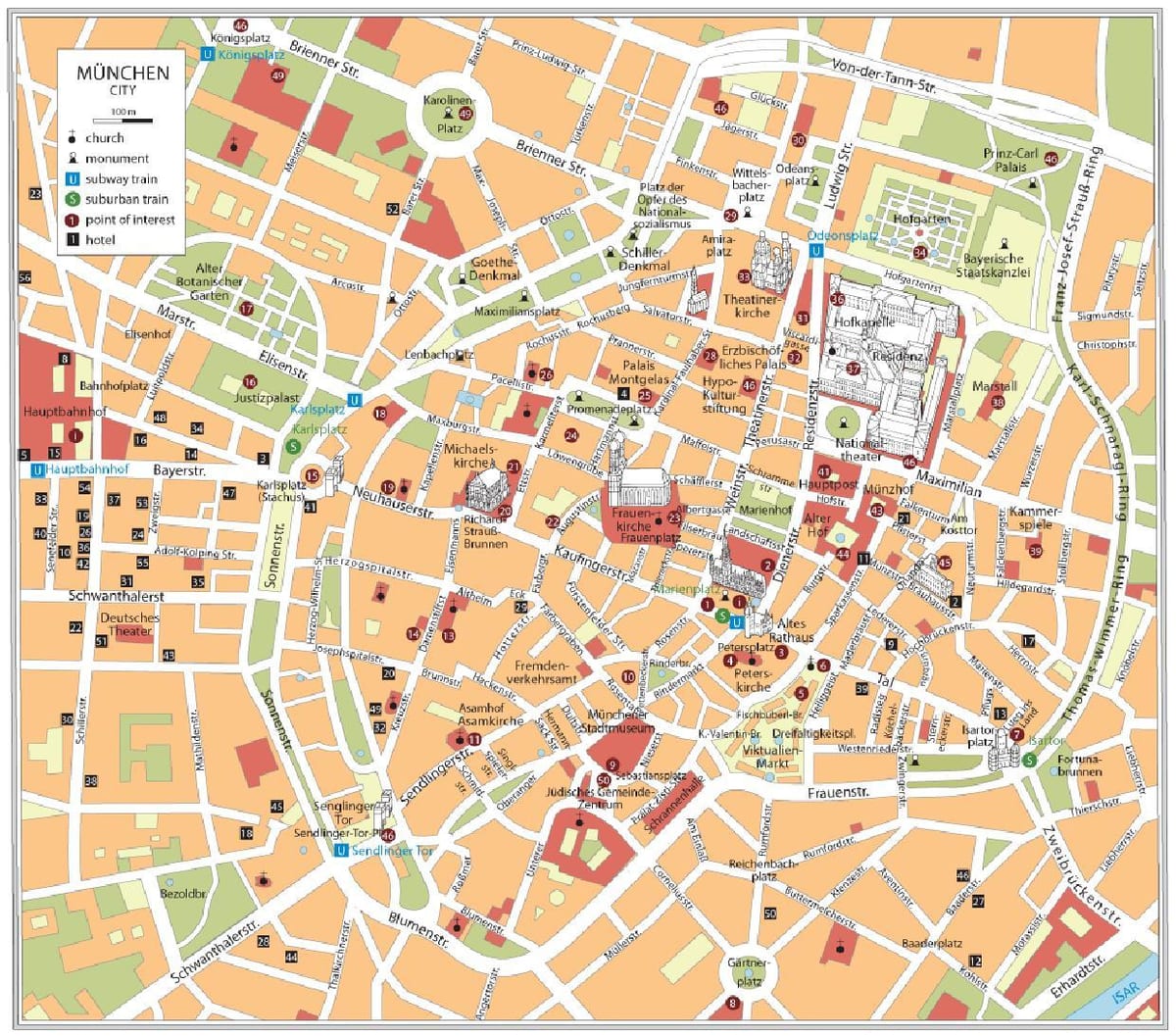 munich carte de marcher