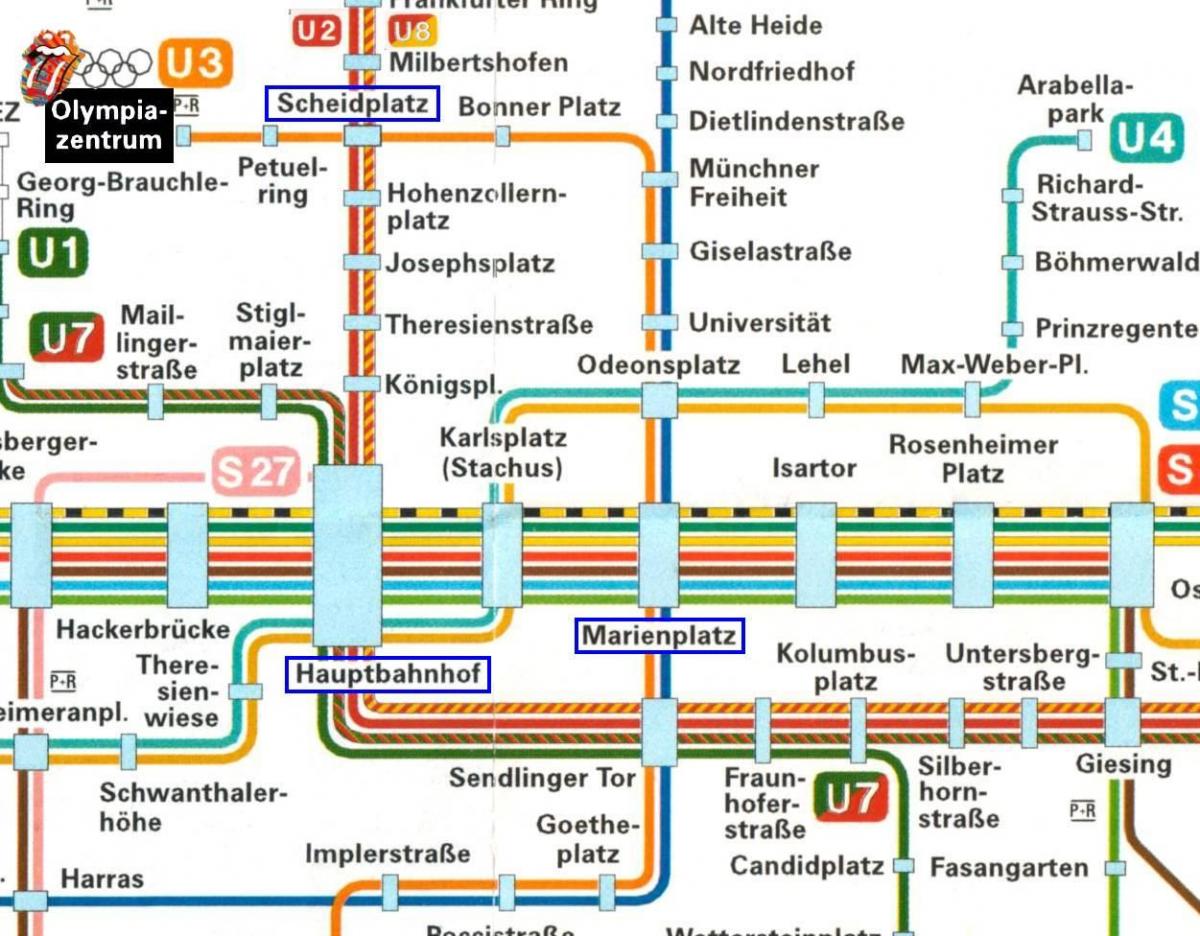 Munich Hauptbahnhof Carte 