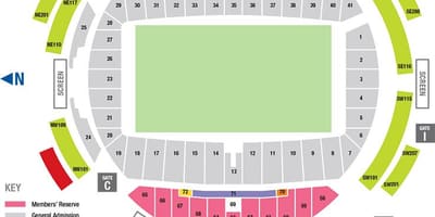Carte de l'allianz arena siège 