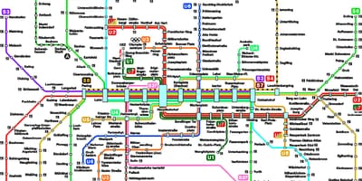 Carte de métro munchen