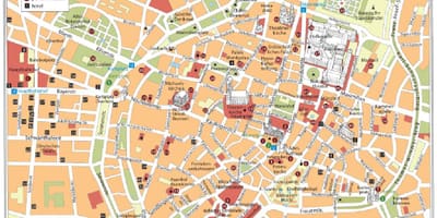 Munich carte de marcher