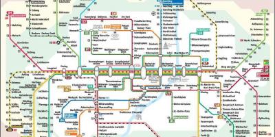 Plan de métro de munich
